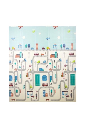 Funny Way faltbare Spielmatte (MATI) – 150 x 200 x 1 cm (mit Tragetasche) - 7