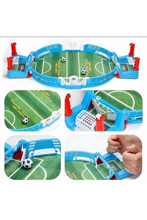 Fußball-Tischspiel, Tischfußball für zwei Personen, mit Knöpfen, Geschenk für Kinder - 3