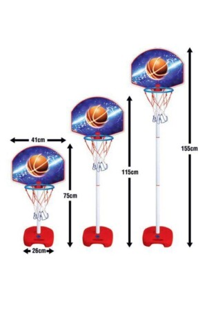 Futbol Kalesi Ayaklı Basketbol Potası-erkek Çocuk Oyuncakları - Oyuncak Futbol Kalesi Depomiks - 4