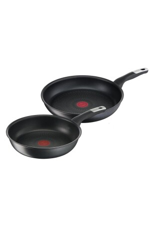 G25590 Titanium 6X Unlimited 2-teiliges Pfannenset 22/28 cm 2100120022 - TEFAL