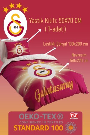 Galatasaray Light Glow Nevresim Takımı Gs Fosforlu - 4