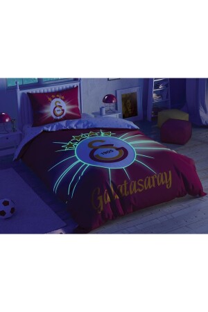 Galatasaray Light Glow Tek Kişilik Lisanslı Nevresim Takımı Emh D28682475019385 - 3