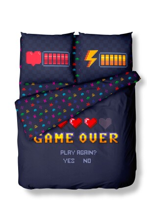 - Game Over Doppelbett-Bettbezug-Set TYC00773503658 - 1