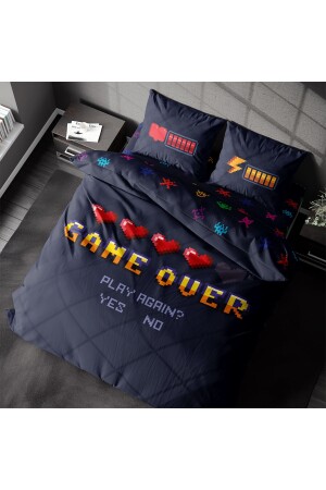 - Game Over Doppelbett-Bettbezug-Set TYC00773503658 - 3