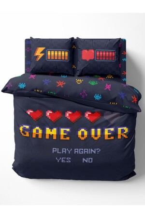 - Game Over Doppelbett-Bettbezug-Set TYC00773503658 - 5