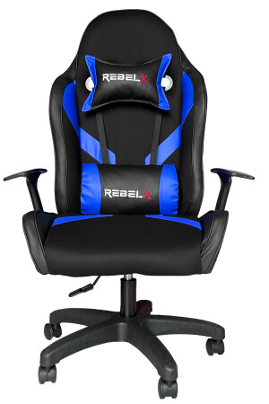 Gaming-Stuhl in der Grundfarbe Blau - 1