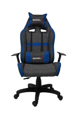 Gaming-Stuhl Löwe in blauer Farbe - 3