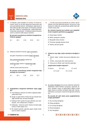 Gamze Hoca Fragenbank zur türkischen Mathematikliteratur für alle Prüfungen - 3