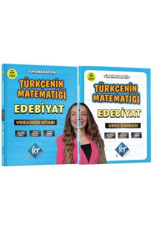 Gamze Hoca Türkçenin Matematiği Tüm Sınavlar İçin Edebiyat Video Ders Kitabı & Soru Bankası Seti - 1