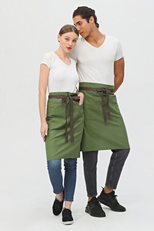 النادل، باريستا، مقهى، بارندر، زهرة، مطبخات المطبخ، مقاومة للبقع، الرجال، النساء، نصف طويل المقابلة 3ceplyauz - Monki Haus