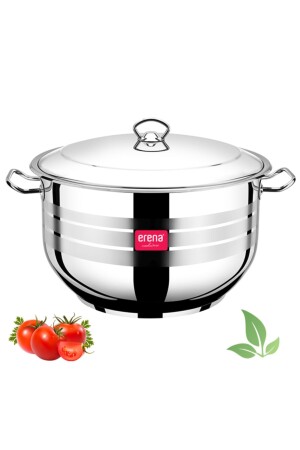 Gastro / 32 cm tiefer Stahltopf 12 Liter - 430 Qualität E. 311 - 2