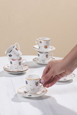 Gato Kaffeetassen-Set für 6 Personen 80 ml - 4