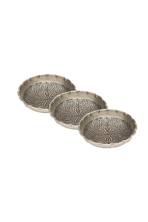 Gaziantep Bakır Çerezlik Seti Kuruyemiş 3 'lü Set(10CM X 2,5CM) TYC00460670369 - 1