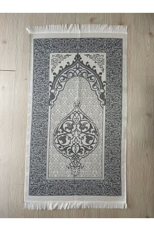 Gebetsteppich aus Thermo-Leder, Koran-Baumwolle, Perlen-Rosenkranz-Paket, Mitgift-Geschenkset, Home Concept, 70 x 110 - 3
