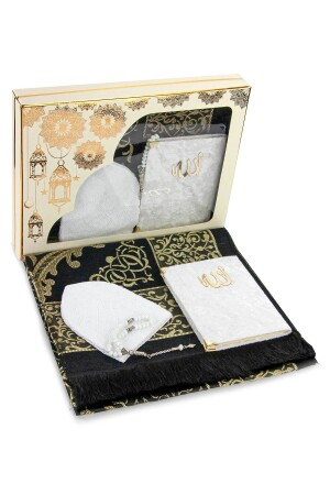 Gebetsteppich-Set für Männer, Hajj und Umrah, Geschenk für Mitgift, Bräutigam, 70 x 100 - 1