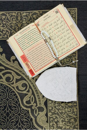 Gebetsteppich-Set für Männer, Hajj und Umrah, Geschenk für Mitgift, Bräutigam, 70 x 100 - 3