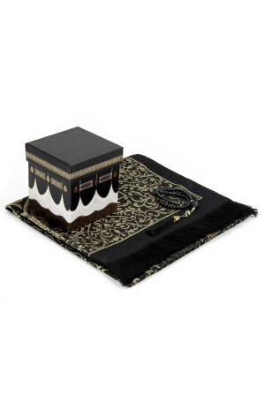 Gebetsteppich-Set mit Kaaba-Modell - 2