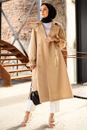 Geknöpfter Trenchcoat für Damen - 2