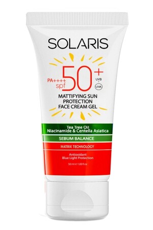 Gel-Sonnenschutz mit mattem Finish für fettige Hauttypen LSF 50 50 ml 8683052300650 - 3