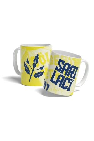 Gelb Marineblau 1907 - Gelb bedruckte Tasse FENERBAHÇE-0044 - 1