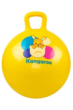 Gelber Bounce-Känguru-Ball, springender Ball für Kinder, Pilates, 90 kg - 1