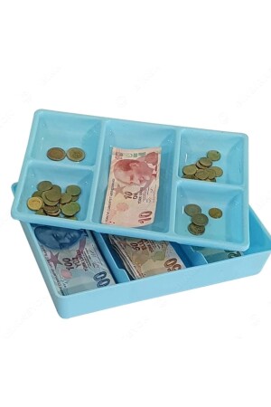 Geld-Organizer-Box mit Innenschublade und Münzfach Cf003 kfc6628 - 2