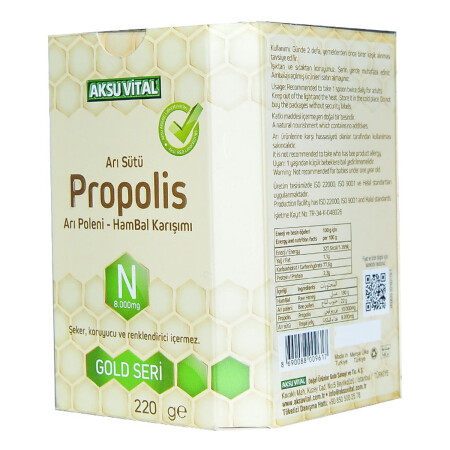 Gelée Royale, Propolis-Pollen-Honig-Mischung, 220 g - 5