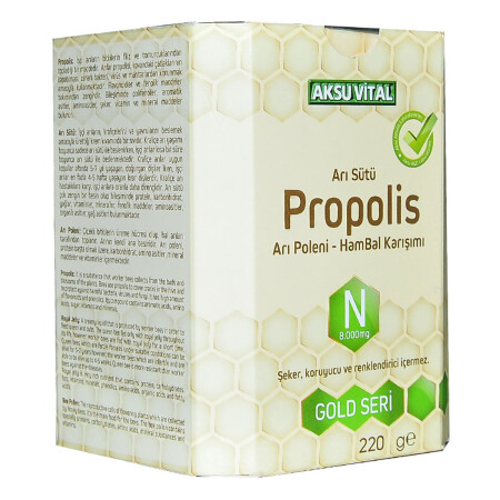 Gelée Royale, Propolis-Pollen-Honig-Mischung, 220 g - 6