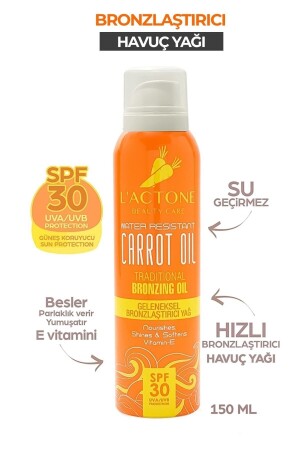 Geleneksel Bronzlaştırıcı Havuç Yağı 30 Spf 150 ml SC-001 - 2