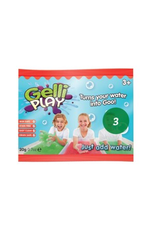 Gelli Play Yeşil Tanışma Boyu 3'lü Paket 1000GP01-Y03-1 - 1