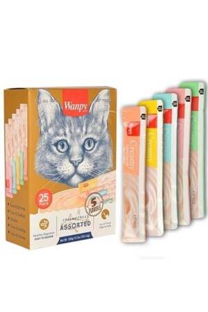 Gemischte Packung flüssige Katzensnacks 25x14gr KLSWKK - 1