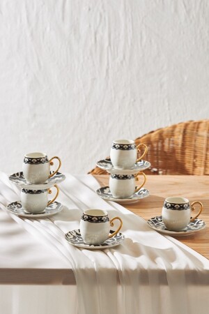 Gemlik Set mit 6 Kaffeetassen 90 ml 153. 03. 05. 0211 - 1