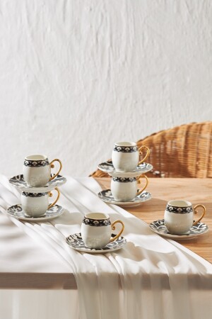 Gemlik Set mit 6 Kaffeetassen 90 ml 153. 03. 05. 0211 - 3