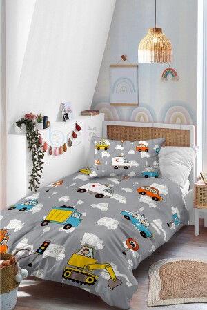 Gemusterte Einzelbettwäsche für Babys und Kinder, BD-M022-N - 2