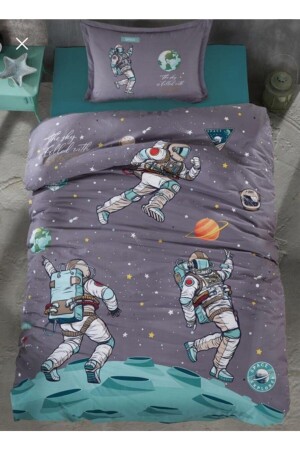 Genç Ve Çocuk Tek Kişilik Nevresim Takımı %100 Pamuk 8681727128967 - Clasy