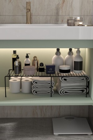 MNZ-Expandable Shelf قابلة للتعديل المجلس منظمة المطبخ منظمة الحمام منظمة - Moniev