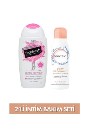 Genital Bölge Rahatlatıcı Yıkama Jeli 250 ml - Genital Bölge Deodorantı - Intimate Deodorant 125 ml - 1