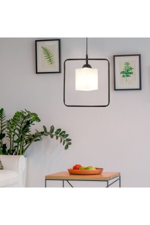 Geo Glass Square Pendelleuchte Modern Sports Young Room Wohnzimmer Kronleuchter 3458-01 - 2