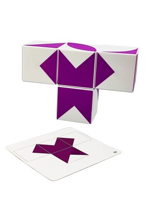 Geo Manyetik Görsel Zeka Küpleri Geometrik 3d Şekil Bulmaca Puzzle 3 4 5 Yaş Eğitici Oyuncak KO004B014 - 6