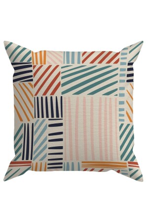 Geometric Kırlent Kılıfı Ds61 - Evdek