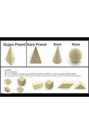 Geometrik Cisimler Ahşap 19 Parça - 4