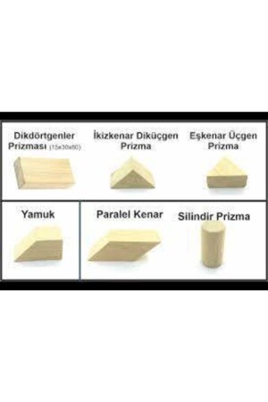 Geometrik Cisimler Ahşap 19 Parça - 5