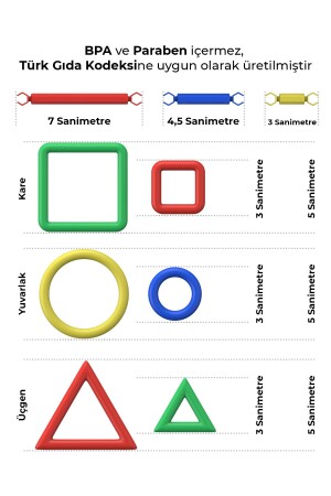 Geometrische Design-Stäbchen, 450 Stück, intelligenzförderndes Design, Lernspielzeug, geometrische Stäbchen - 4