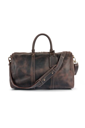 Gepäck-Reisetasche aus echtem Leder, 45 l – Kastanie OTTO451 - 1