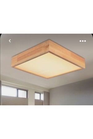 Gerahmte LED-Beleuchtung, 60 x 60 cm, Wohnzimmer, Schlafzimmer, Küche, Kronleuchter, Beleuchtung, 3000 K Tageslicht, quadratisches Tageslicht - 3