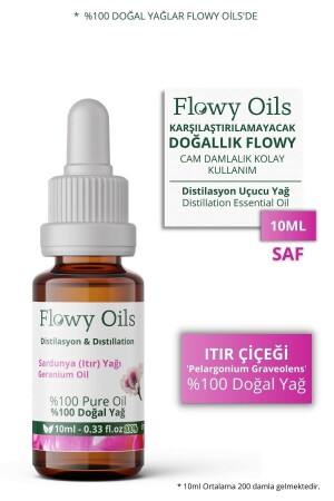 Geranienöl 100 % natürliches ätherisches Kräuteröl Geranienöl 10 ml - 1