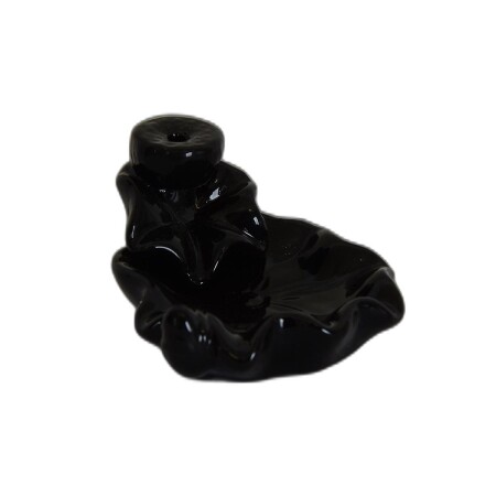 Geri Akış Buhurdanlık Tütsülük Seramik Şelale Siyah Backflow C0919 - 2