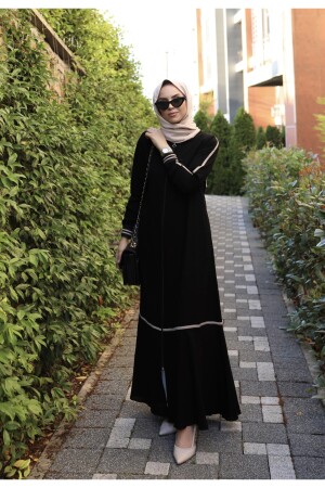 GERIPPTES SPORT-ABAYA - 1