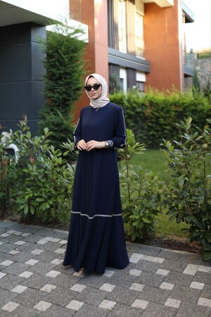 GERIPPTES SPORT-ABAYA - Moda İncir