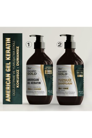 Geruchloses, rauchfreies Gel-Keratin-Set, 2 Stück - 2